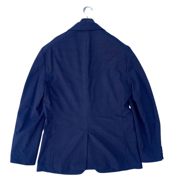 Men’s Theory Clinton Plaid Unstructured Seersucker Blazer - Picture 4 of 10